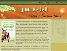 Tablet Screenshot of jmbedell.com